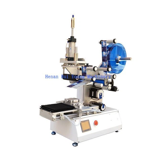 Labeling Machine For Flat Bottles