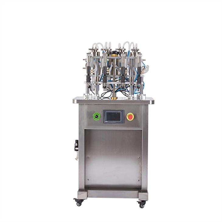 Riempitrice sottovuoto per bottiglie di profumo liquido