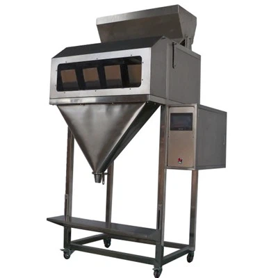 Riempitrice per pesatrice a 4 bilance per granuli di arachidi di riso