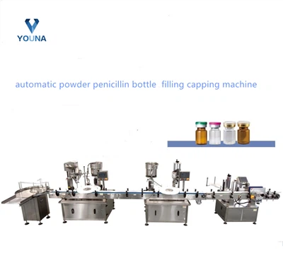 Macchina di riempimento, sigillatura e tappatura in polvere