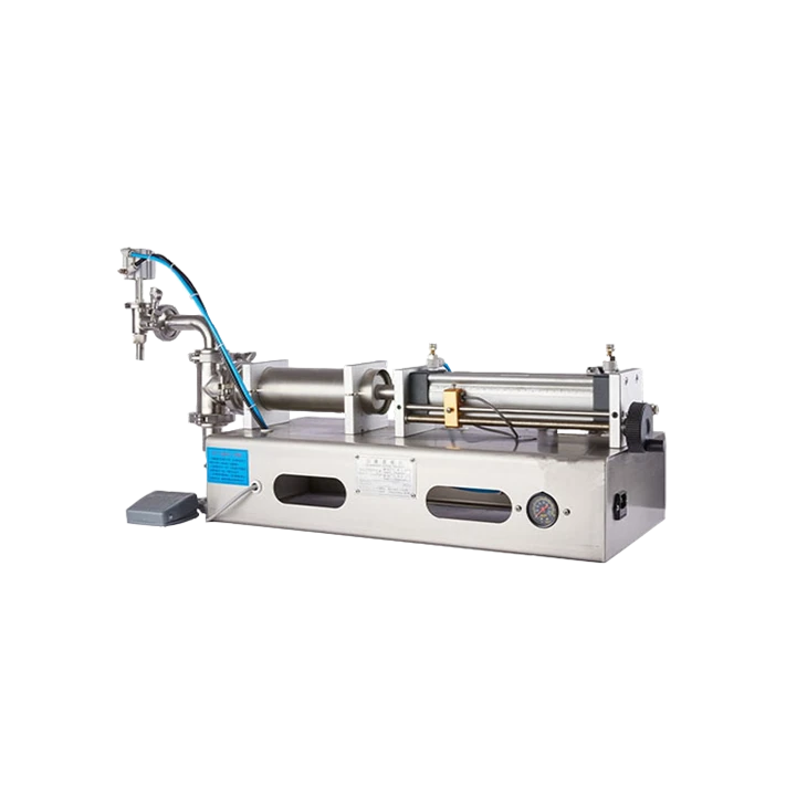 Riempitrice semiautomatica per detersivo liquido